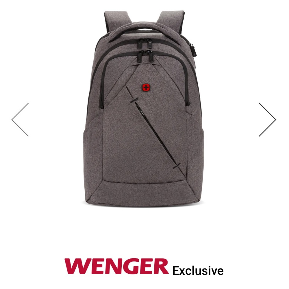 WENGER MoveUp 16 inch Laptop Backpack - Charcoal Heather